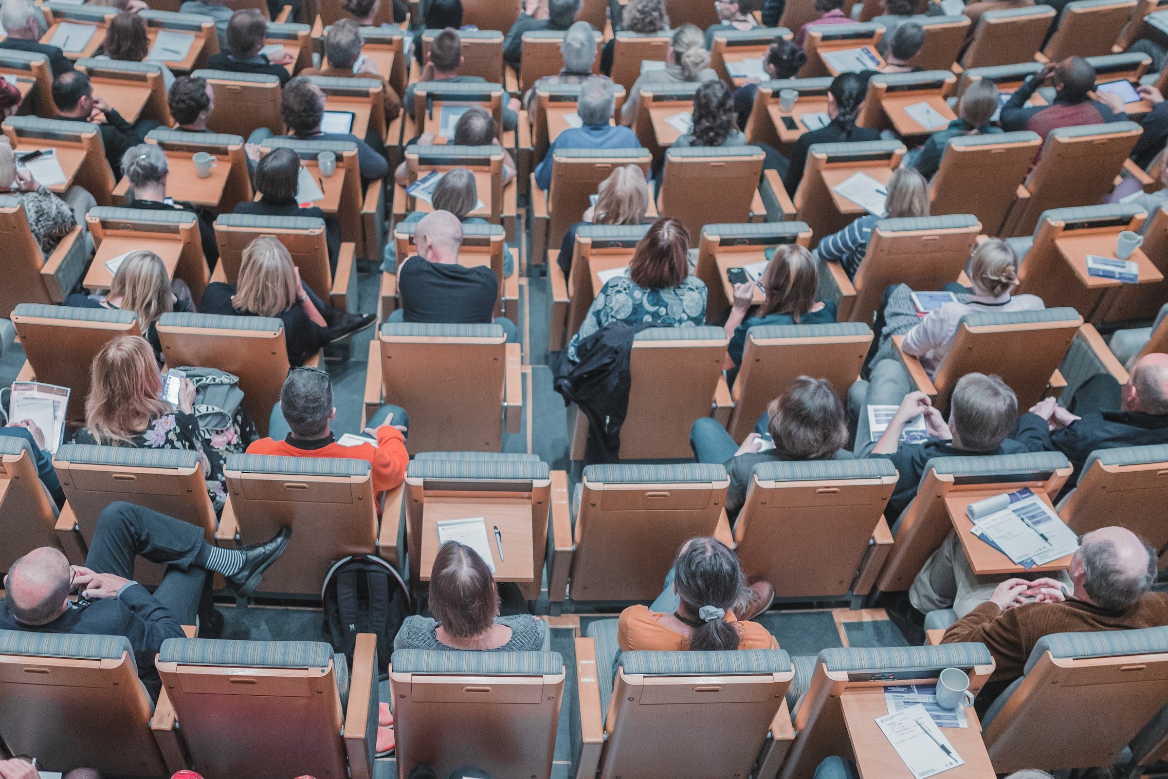 Group of people at a conference